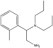 N-[2-amino-1-(2-methylphenyl)ethyl]-N,N-dipropylamine 结构式