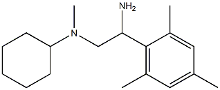 N-[2-amino-2-(2,4,6-trimethylphenyl)ethyl]-N-methylcyclohexanamine 结构式