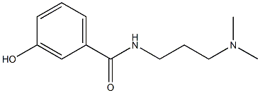 N-[3-(dimethylamino)propyl]-3-hydroxybenzamide 结构式