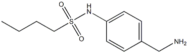 N-[4-(aminomethyl)phenyl]butane-1-sulfonamide 结构式