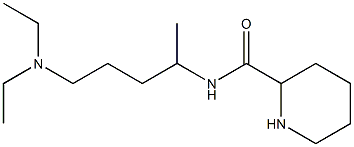 N-[5-(diethylamino)pentan-2-yl]piperidine-2-carboxamide 结构式