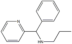 N-[phenyl(pyridin-2-yl)methyl]-N-propylamine 结构式