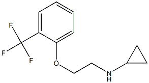 N-{2-[2-(trifluoromethyl)phenoxy]ethyl}cyclopropanamine 结构式