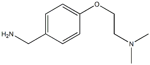 N-{2-[4-(aminomethyl)phenoxy]ethyl}-N,N-dimethylamine 结构式