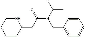 N-benzyl-2-(piperidin-2-yl)-N-(propan-2-yl)acetamide 结构式