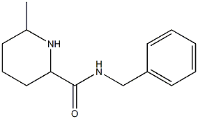 N-benzyl-6-methylpiperidine-2-carboxamide 结构式
