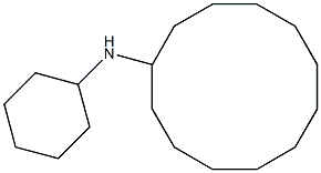 N-cyclohexylcyclododecanamine 结构式