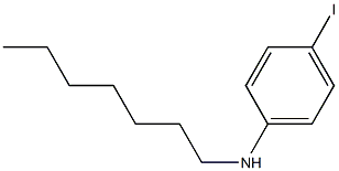 N-heptyl-4-iodoaniline 结构式