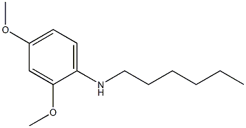 N-hexyl-2,4-dimethoxyaniline 结构式