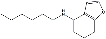 N-hexyl-4,5,6,7-tetrahydro-1-benzofuran-4-amine 结构式