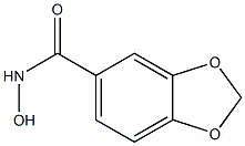 N-hydroxy-1,3-benzodioxole-5-carboxamide 结构式