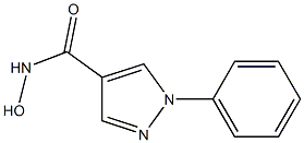 N-hydroxy-1-phenyl-1H-pyrazole-4-carboxamide 结构式