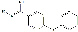 N'-hydroxy-6-phenoxypyridine-3-carboximidamide 结构式