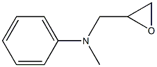 N-methyl-N-(oxiran-2-ylmethyl)-N-phenylamine 结构式