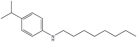 N-octyl-4-(propan-2-yl)aniline 结构式