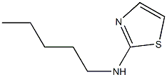 N-pentyl-1,3-thiazol-2-amine 结构式