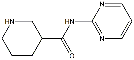 N-pyrimidin-2-ylpiperidine-3-carboxamide 结构式