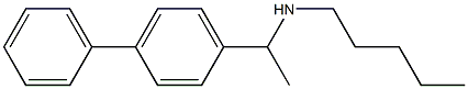 pentyl[1-(4-phenylphenyl)ethyl]amine 结构式