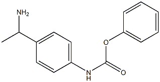 phenyl N-[4-(1-aminoethyl)phenyl]carbamate 结构式