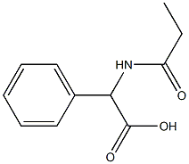 phenyl(propionylamino)acetic acid 结构式