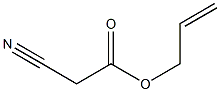 prop-2-en-1-yl 2-cyanoacetate 结构式