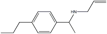 prop-2-en-1-yl[1-(4-propylphenyl)ethyl]amine 结构式