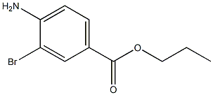 propyl 4-amino-3-bromobenzoate 结构式