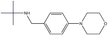 tert-butyl({[4-(morpholin-4-yl)phenyl]methyl})amine 结构式