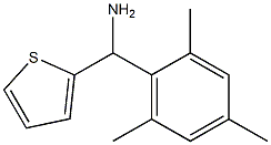 thiophen-2-yl(2,4,6-trimethylphenyl)methanamine 结构式