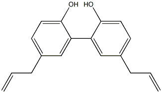 2-(2-hydroxy-5-prop-2-enyl-phenyl)-4-prop-2-enyl-phenol 结构式
