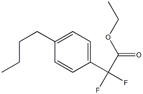 Ethyl (4-Butylphenyl)difluoroacetate 结构式