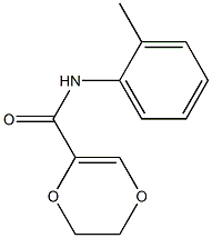 1,4-Dioxin-2-carboxamide,  5,6-dihydro-N-(2-methylphenyl)- 结构式