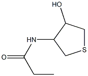Propanamide,  N-(tetrahydro-4-hydroxy-3-thienyl)- 结构式