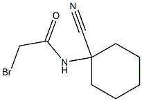 2-Bromo-N-(1-cyano-cyclohexyl)-acetamide 结构式