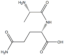 L-ALANYL-L-GLUTAMINE extrapure 结构式