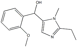 (2-ethyl-1-methyl-1H-imidazol-5-yl)(2-methoxyphenyl)methanol 结构式