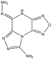 8-amino[1,2,5]oxadiazolo[3,4-e][1,2,4]triazolo[4,3-a]pyrazin-5(4H)-one hydrazone 结构式