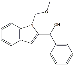 [1-(methoxymethyl)-1H-indol-2-yl](phenyl)methanol 结构式