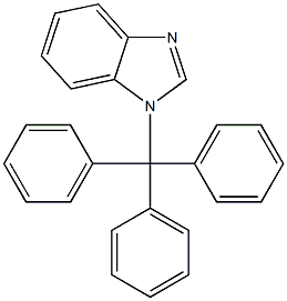 1-trityl-1H-benzimidazole 结构式