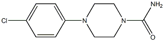 4-(4-chlorophenyl)-1-piperazinecarboxamide 结构式