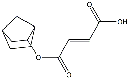 4-(bicyclo[2.2.1]hept-2-yloxy)-4-oxo-2-butenoic acid 结构式