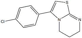 3-(4-chlorophenyl)-6,7-dihydro-5H-[1,3]thiazolo[3,2-a]pyrimidine 结构式