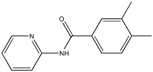 3,4-dimethyl-N-(2-pyridinyl)benzamide 结构式