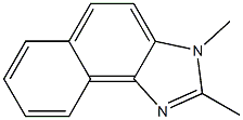 2,3-dimethyl-3H-naphtho[1,2-d]imidazole 结构式