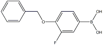 3-fluoro-4-((phenylmethyl)oxy)phenylboronic acid 结构式
