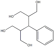 2,4-bis(hydroxymethyl)-3-phenyl-1,5-pentanediol 结构式