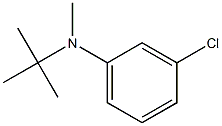 N-(tert-butyl)-N-(3-chlorophenyl)-N-methylamine 结构式