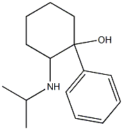 2-(isopropylamino)-1-phenylcyclohexanol 结构式