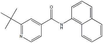 2-tert-butyl-N-(1-naphthyl)isonicotinamide 结构式