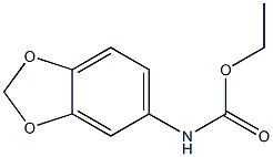 ethyl 1,3-benzodioxol-5-ylcarbamate 结构式